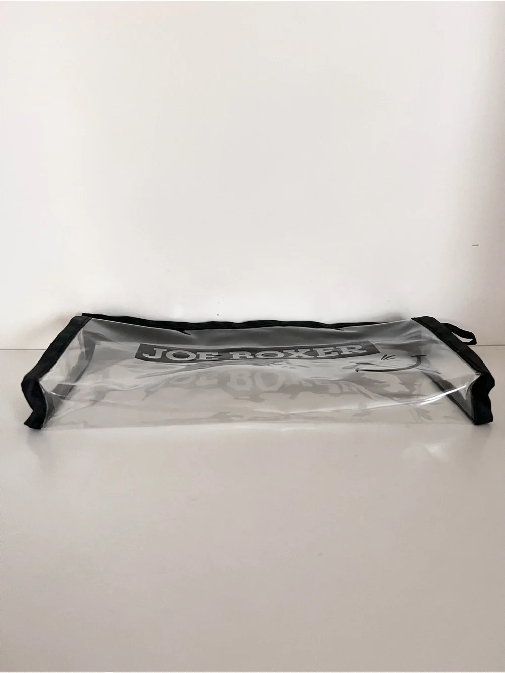 Joe boxer clear zippy pouch